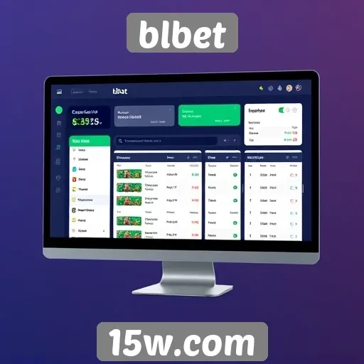 Nova interface do usuário no blbet
